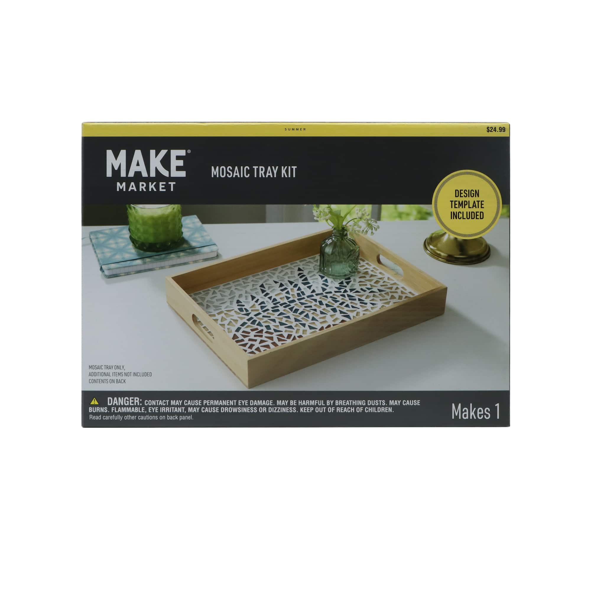 10" x 14" Leaf Mosaic Tray Kit by Make Market®